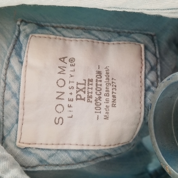 Sonoma Denim 3/4 Shirt - Picture 7 of 7